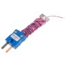 RS PRO Type T Exposed Junction Thermocouple 2 m, 220°C Max, Mini Plug 110-4474