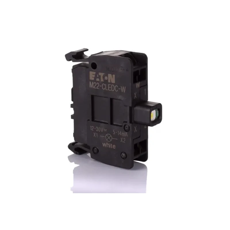 Eaton RMQ Titan M22 Series Light Block, White LED, 12–30V AC/DC, Screw Terminal, 216572 M22-CLEDC-W