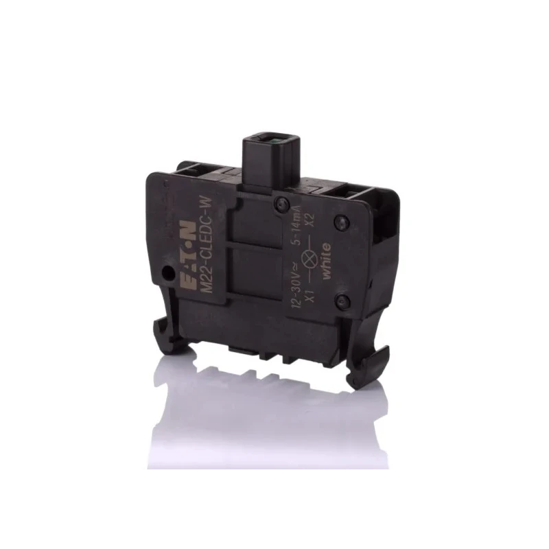 Eaton RMQ Titan M22 Series Light Block, White LED, 12–30V AC/DC, Screw Terminal, 216572 M22-CLEDC-W