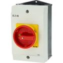 Eaton 3-Pole Surface Mount Isolator Switch, IP65, 190A, 11kW, Red/Yellow Handle, 