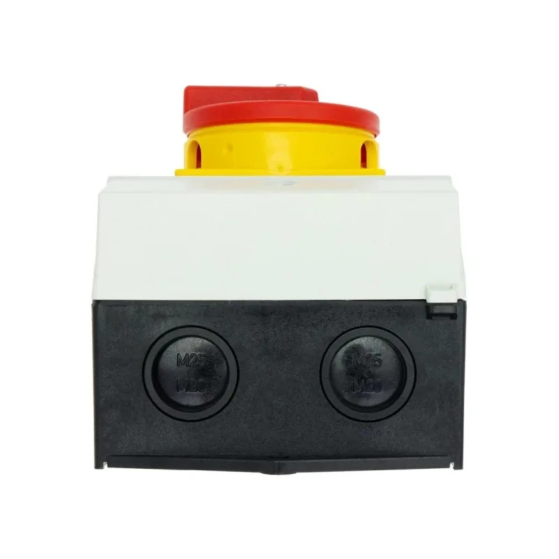 Eaton 3-Pole Surface Mount Isolator Switch, IP65, 190A, 11kW, Red/Yellow Handle, 