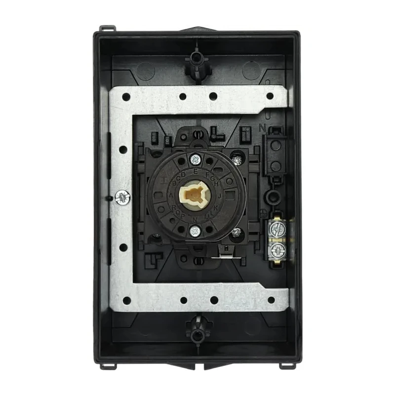 Eaton 3-Pole Surface Isolator Switch, 20A, 5.5kW, IP65, Surface Mount, Yellow/Red Handle, 