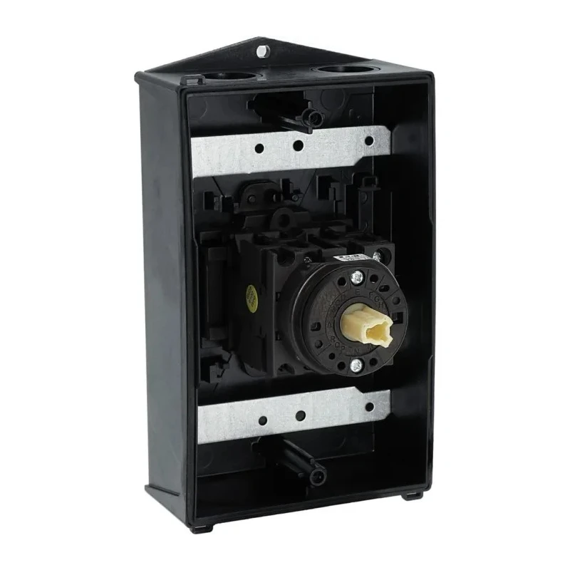 Eaton 3-Pole Surface Isolator Switch, 20A, 5.5kW, IP65, Surface Mount, Yellow/Red Handle, 