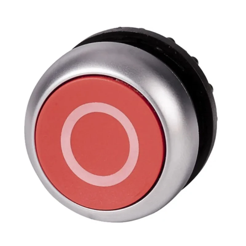 Eaton Red Momentary Push Button Switch, 22 mm Cutout, IP69K Plastic, RMQ Titan M22 Series 216605 M22-D-R-X0