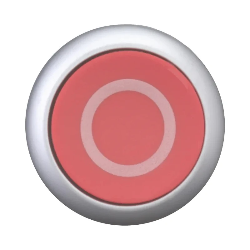 Eaton Red Momentary Push Button Switch, 22 mm Cutout, IP69K Plastic, RMQ Titan M22 Series 216605 M22-D-R-X0