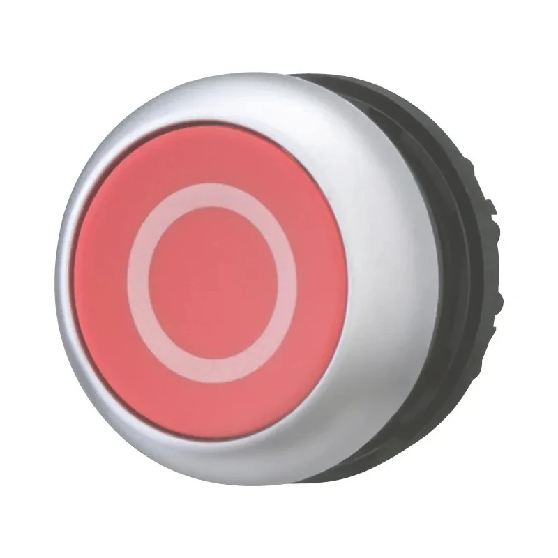 Eaton Red Momentary Push Button Switch, 22 mm Cutout, IP69K Plastic, RMQ Titan M22 Series 216605 M22-D-R-X0