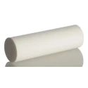 Goodfellow Machinable Glass Ceramic Rod, White, 100 mm Length, 30 mm Diameter 225-5498