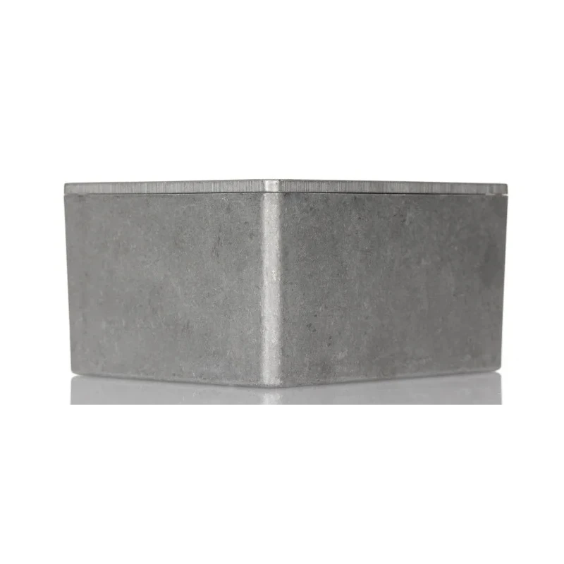 Hammond Die Cast Aluminium Enclosure Clear Natural Lid IP54 120x100x65mm 1590CE
