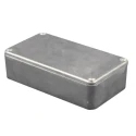 Hammond Die Cast Aluminium Flanged Enclosure IP65 Black Lid 188x188x67mm 1590WFBK