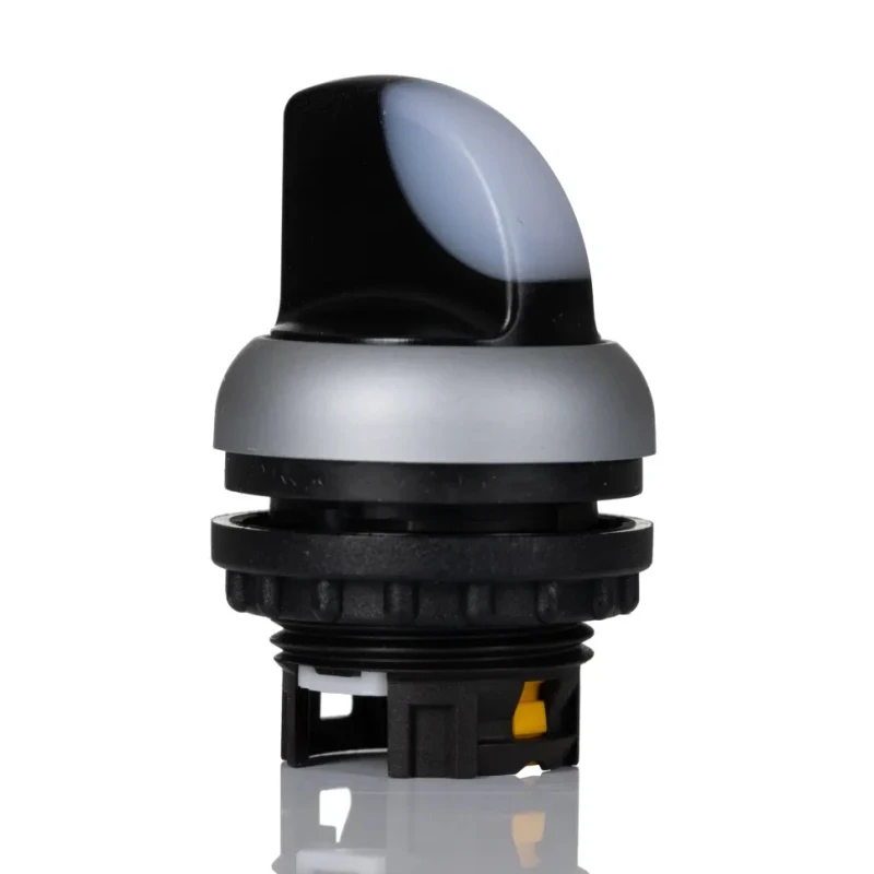 Eaton RMQ-Titan Series 2 Position Illuminated Selector Switch Head, 23mm Cutout, White Handle, IP66 216812 M22-WLK-W