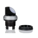 Eaton RMQ-Titan Series 2 Position Illuminated Selector Switch Head, 23mm Cutout, White Handle, IP66 216812 M22-WLK-W