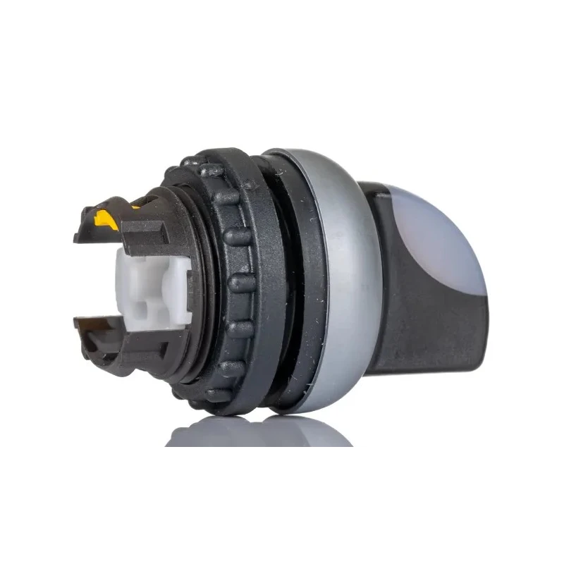 Eaton RMQ-Titan Series 2 Position Illuminated Selector Switch Head, 23mm Cutout, White Handle, IP66 216812 M22-WLK-W