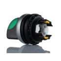 Eaton M22 Series 3 Position Illuminated Selector Switch Head, 23mm Cutout, Green Handle, IP66 216837 M22-WLK3-G