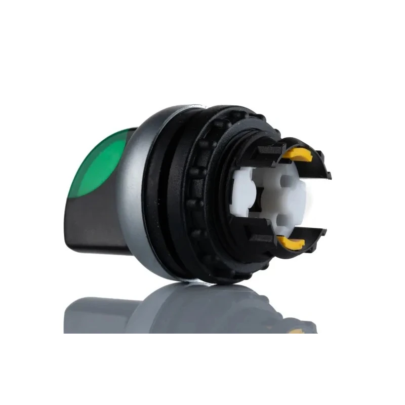 Eaton M22 Series 3 Position Illuminated Selector Switch Head, 23mm Cutout, Green Handle, IP66 216837 M22-WLK3-G