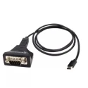 Brainboxes USB 2.0 Serial Converter Cable, USB-C to RS422/485 Adapter, 1-Port, Ultra Small, Industrial, Model US-759