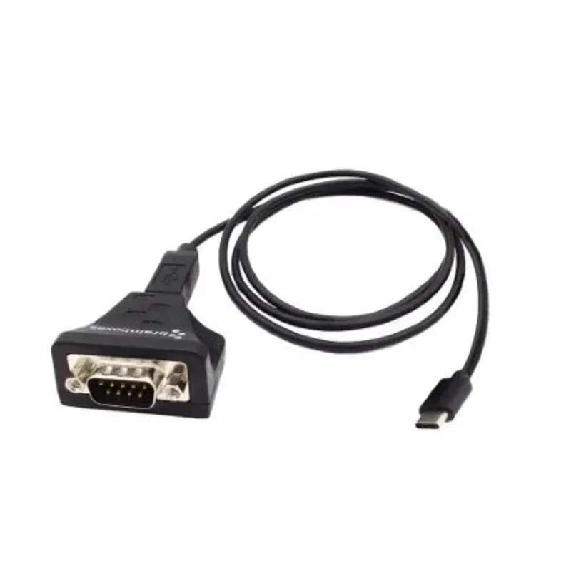 Brainboxes USB 2.0 Serial Converter Cable, USB-C to RS422/485 Adapter, 1-Port, Ultra Small, Industrial, Model US-759