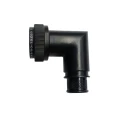 Amphenol Limited Circular Connector Backshell Size 13, Right Angle, Aluminium, Black, Female, Strain Relief M85049Size