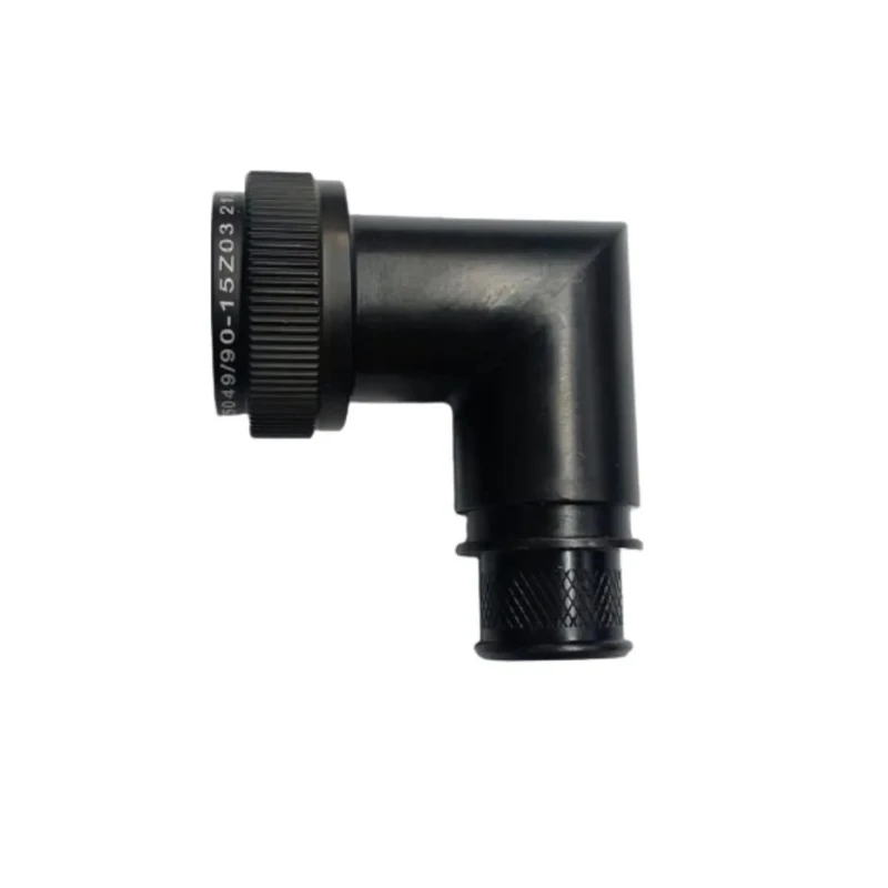 Amphenol Limited Circular Connector Backshell Size 13, Right Angle, Aluminium, Black, Female, Strain Relief M85049Size
