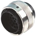 ITT Cannon Circular Connector Plug 28 Contacts Cable IP65 Male 13A 250V Trident Ringlock TR2028PMS1NB / 192922-1290