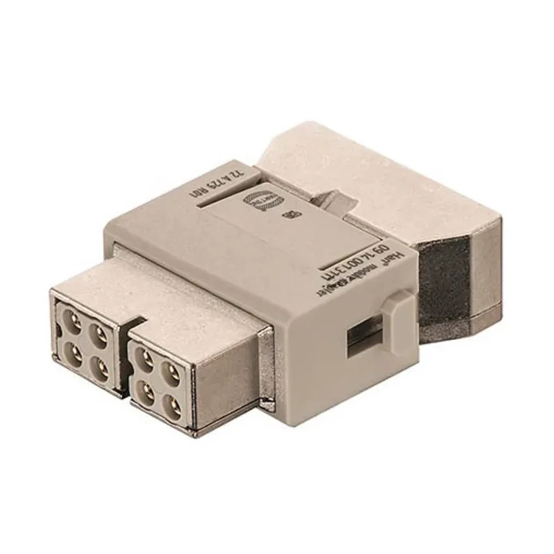 HARTING Heavy Duty Power Connector Module 10A, Female, 4 Contacts, HAN Modular Series 09140083122