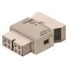 HARTING Heavy Duty Power Connector Module 10A, Female, 4 Contacts, HAN Modular Series 09140083122