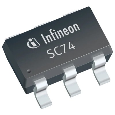 Infineon 5-Element Uni-Directional TVS Diode, SC-74 Package, Surface Mount, 5.5V, 6A, 6-Pin ESD5V5U5ULCE6327HTSA1