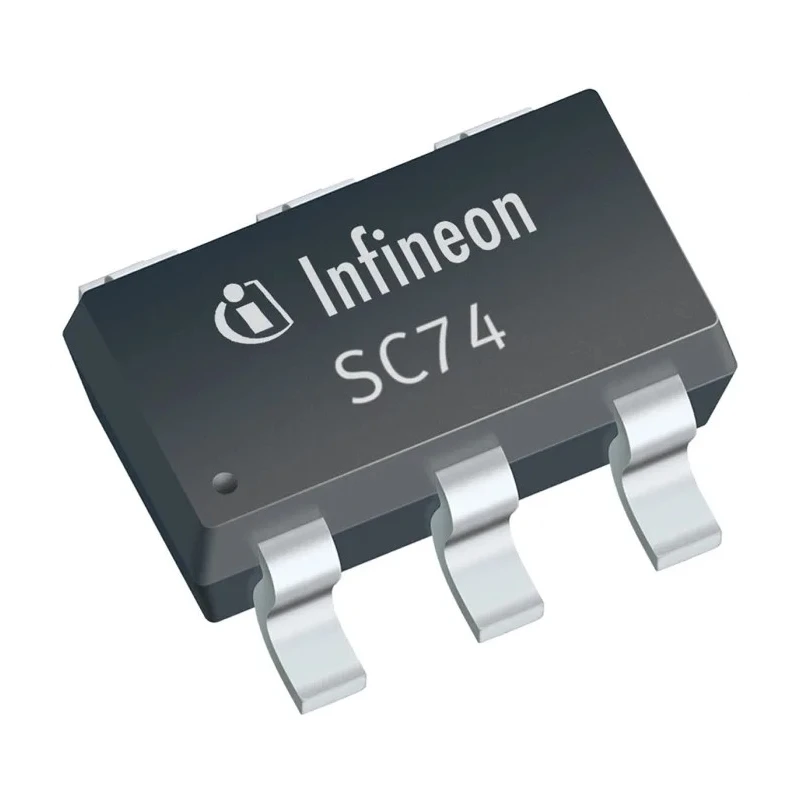 Infineon 5-Element Uni-Directional TVS Diode, SC-74 Package, Surface Mount, 5.5V, 6A, 6-Pin ESD5V5U5ULCE6327HTSA1