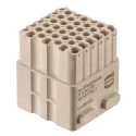 HARTING Heavy Duty Power Connector Module, 10A, Female, HAN Modular Series, 42 Contacts, 150V 09140423101