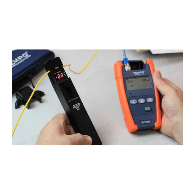 Tempo Fibre Optic Test Kit FI100, Fibre Optic, Maximum Power Measurement 10dBm, Battery Powered