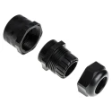 Souriau Sunbank by Eaton Clipper Straight Circular Connector Backshell, Female, Thermoplastic, 40 Contacts CL124021
