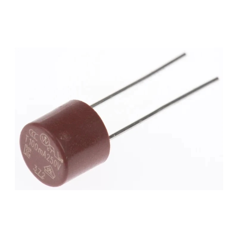 Littelfuse Non-Resettable Radial Fuse 100mA, 250V AC, Nylon Body, Time Delay, 35A Breaking Capacity, 3720100000