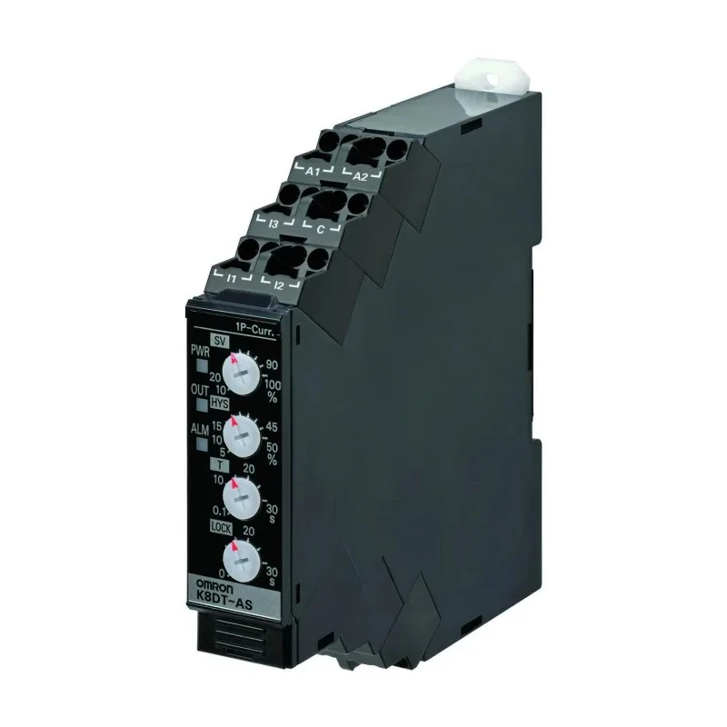 Omron Monitoring Relay, 1 Phase, SPDT, DIN Rail, 10A–200A, 0V AC, Current Sensitivity, IP20, K8DT-AS3CD