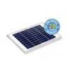 PV Logic Wall Mount 10W Polycrystalline Solar Panel, 22V Open Circuit, 70Ah Bank, Ring Terminal, STP010P