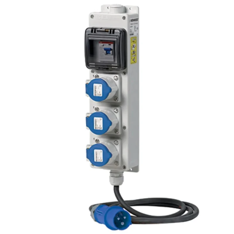 MENNEKES Blue 3P Industrial Power Connector, 16A, 230V, Screw Termination IP44 