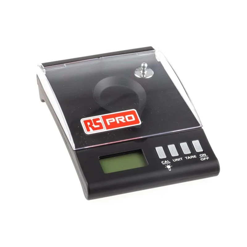RS PRO Bench Weighing Scale, 30g Capacity, LCD Display, Compact, 0.001g Resolution 111-3669