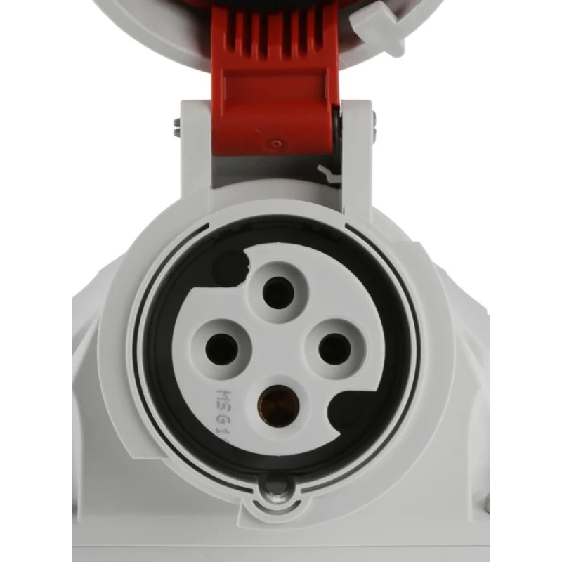 MENNEKES Industrial Power Connector Wall Mount, 16A, 40V, IP67 Red, Screw Terminal, 4-Pole 
