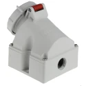 MENNEKES Industrial Power Connector Wall Mount, 16A, 40V, IP67 Red, Screw Terminal, 4-Pole 