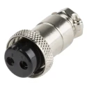 Hirose Circular Connector, Miniature Plug, Female, 2 Contacts, 1A, 48V, Cable Mount, ZC Series 111-5754