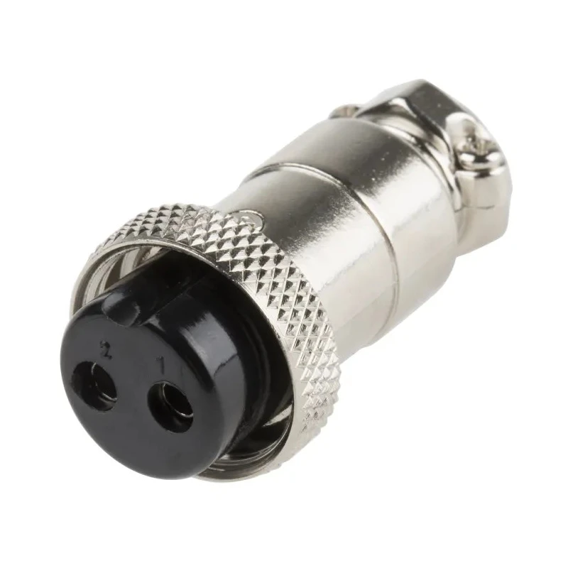 Hirose Circular Connector, Miniature Plug, Female, 2 Contacts, 1A, 48V, Cable Mount, ZC Series 111-5754