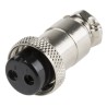 Hirose Circular Connector, Miniature Plug, Female, 2 Contacts, 1A, 48V, Cable Mount, ZC Series 111-5754