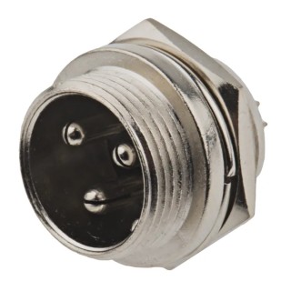 RS Pro Circular Connector Miniature Panel Mount, 3 Contacts, Male Socket, 48V, 1A ZC Series 111-5761