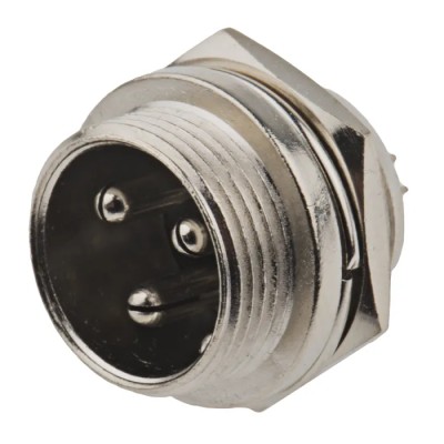 RS Pro Circular Connector Miniature Panel Mount, 3 Contacts, Male Socket, 48V, 1A ZC Series 111-5761