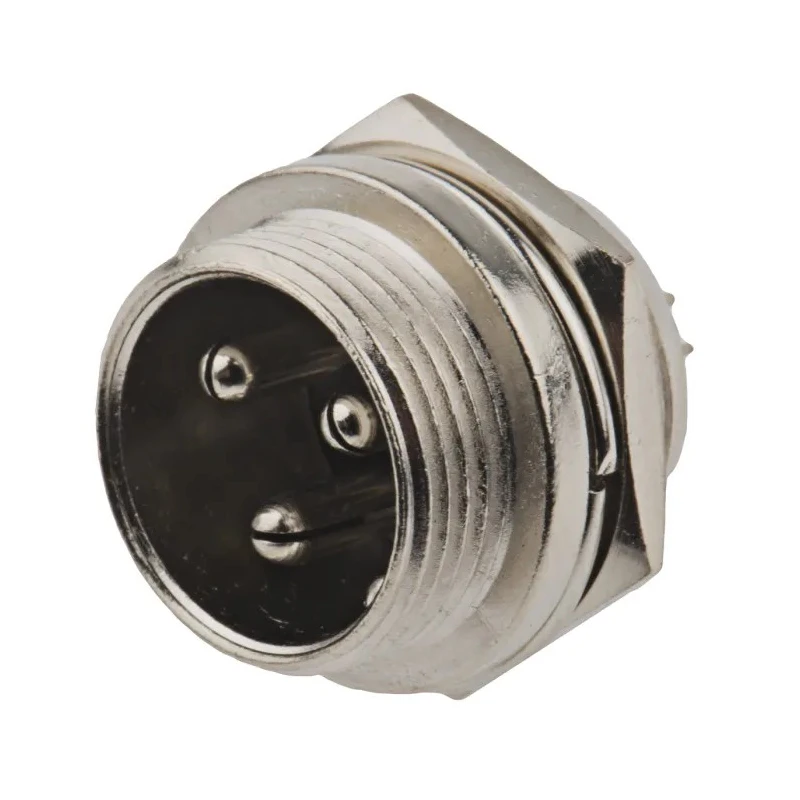 RS Pro Circular Connector Miniature Panel Mount, 3 Contacts, Male Socket, 48V, 1A ZC Series 111-5761