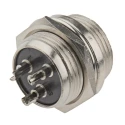 RS Pro Circular Connector Miniature Panel Mount, 3 Contacts, Male Socket, 48V, 1A ZC Series 111-5761