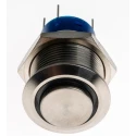 RS PRO Illuminated Push Button Switch, Latching, Panel Mount, 19.2 mm Cutout, SPDT, Green LED, Round, IP67, 250V 111-5817