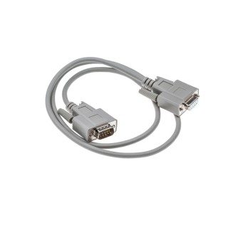 Phoenix Contact Male D-Sub 9-Pin to Female DB9 Serial Cable, 1 m, Shielded, PVC Jacket, Grey, 125V 1656233