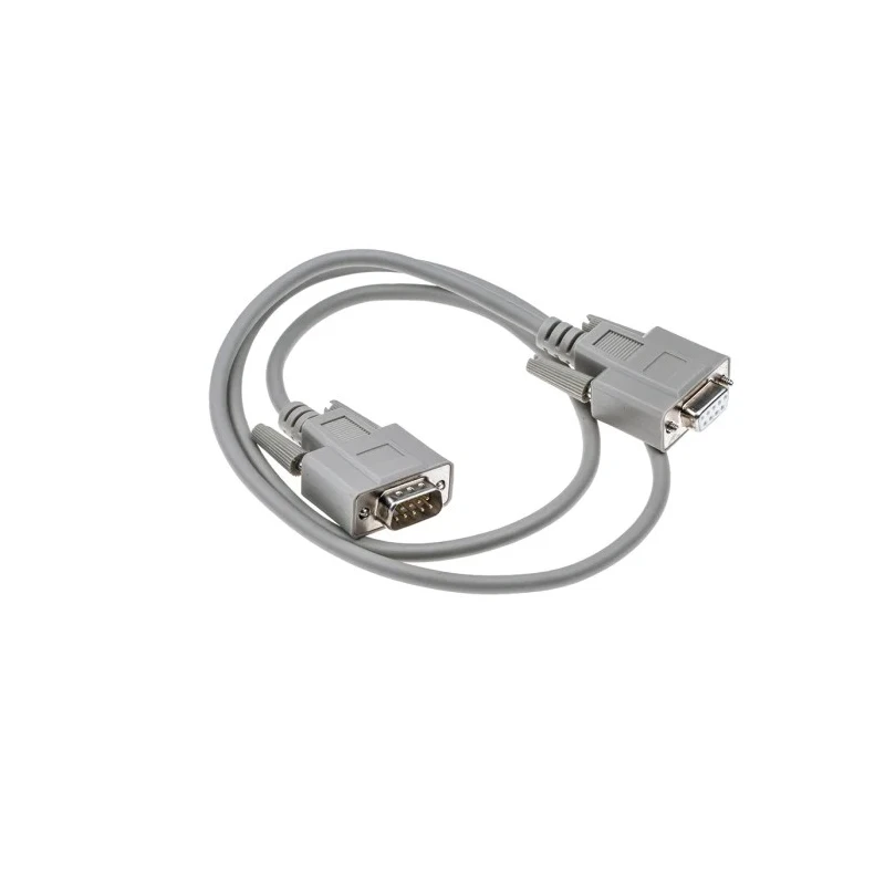 Phoenix Contact Male D-Sub 9-Pin to Female DB9 Serial Cable, 1 m, Shielded, PVC Jacket, Grey, 125V 1656233