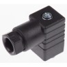 Hirschmann Solenoid Valve Connector Female 2+E, DIN 43650 C, 230V AC, 6A, PG7, Black 933138100 GDS 207 black