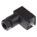 Hirschmann Solenoid Valve Connector Female 2+E, DIN 43650 C, 230V AC, 6A, PG7, Black 933138100 GDS 207 black