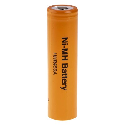 Panasonic Rechargeable Battery NiMH 4.5Ah 1.2V, 18.2mm Diameter BK-450A SK10 RS
